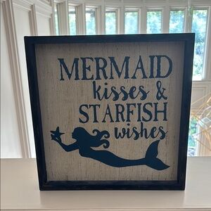 Mermaid Kisses & Starfish Wishes Wall Art
